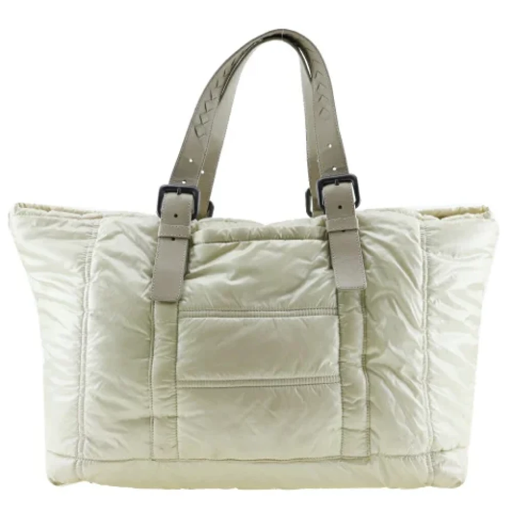 Bottega Veneta Vintage Pre-owned Fabric totes Beige Dames