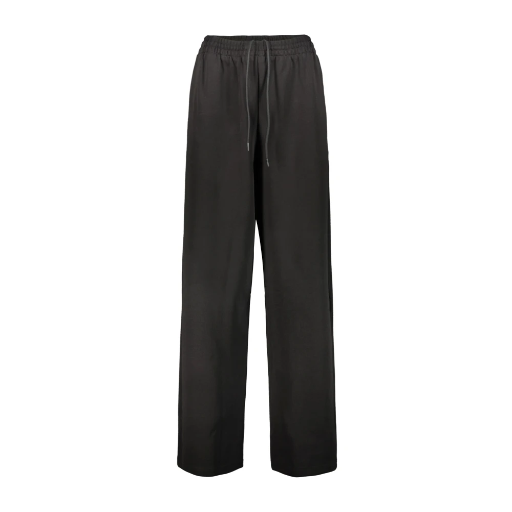 Wardrobe.nyc Relaxed Fit Semi Matte Track Pant Black Dames