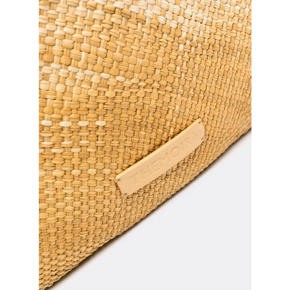 THEMOIRè Straw Clutch Tas Beige Dames