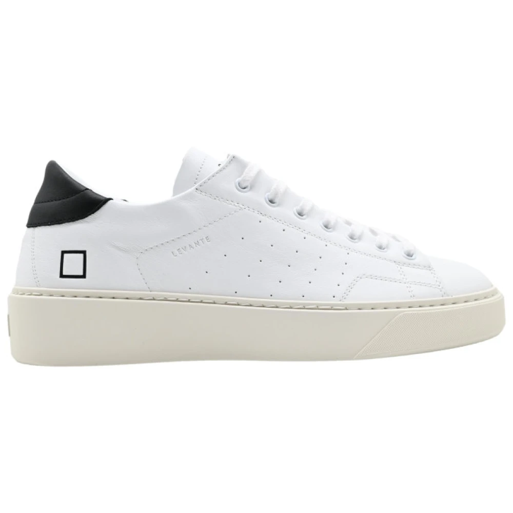 D.a.t.e. Levante Calf Sneakers Wit Zwart White Heren