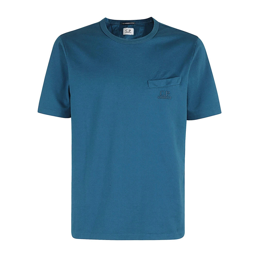 C.P. Company T-shirt met een twistzak Blue Heren