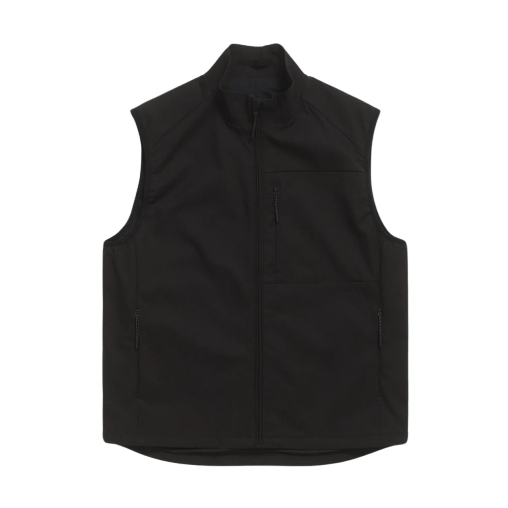 Norse Projects Marineblauwe Twill Opvouwbare Vest Blue Heren