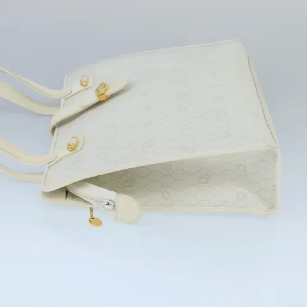 Dior Vintage Pre-owned Canvas dior-bags White Dames