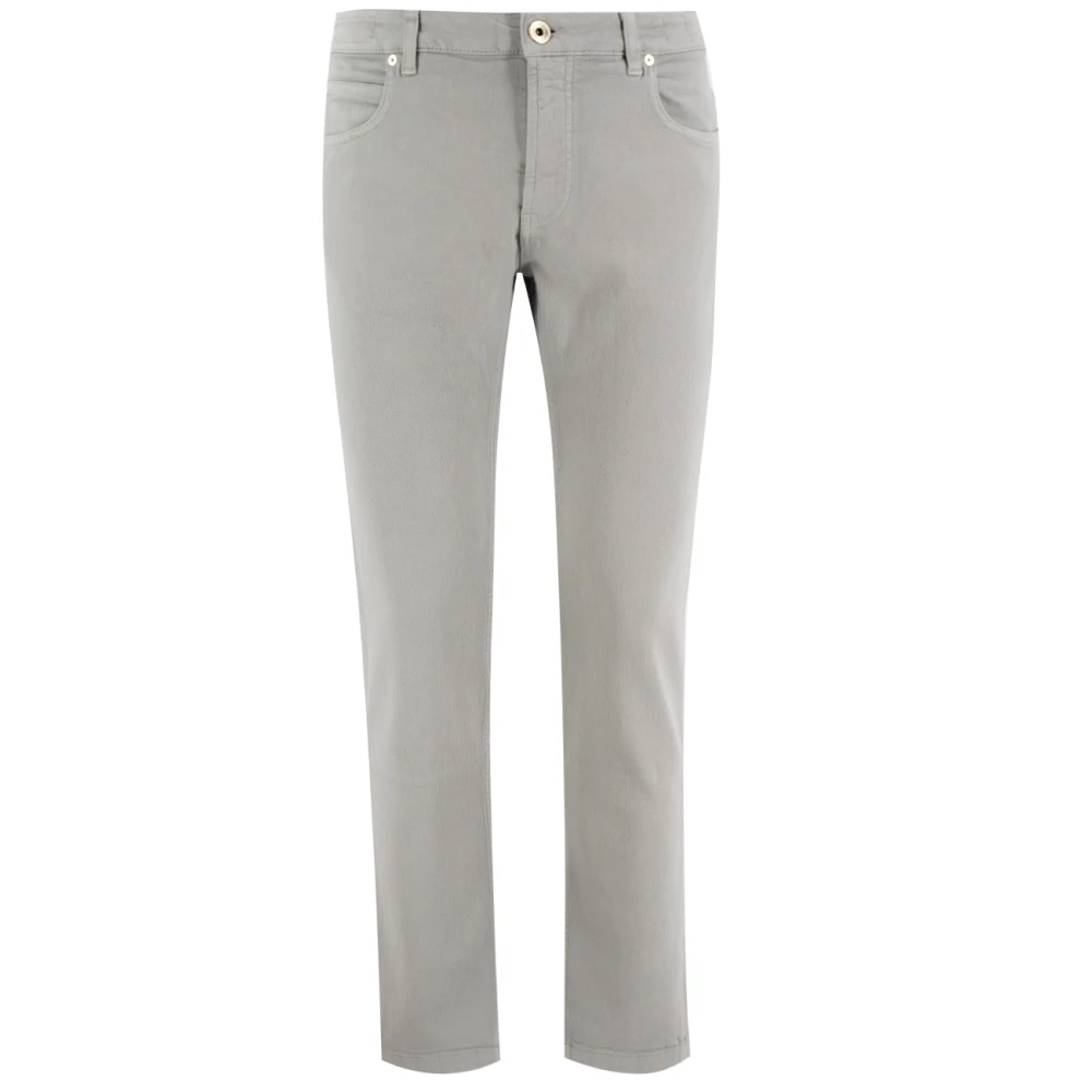 Eleventy Regular-Fit Broek met Zakken en Sluiting Green Heren