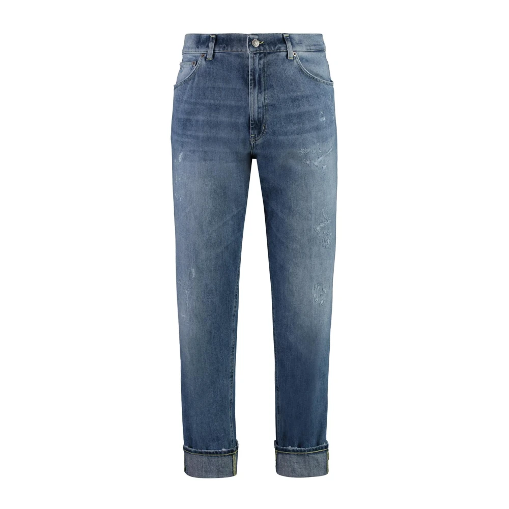 Dondup Homme Bleu Jeans, Taille: W33 Jean Droit