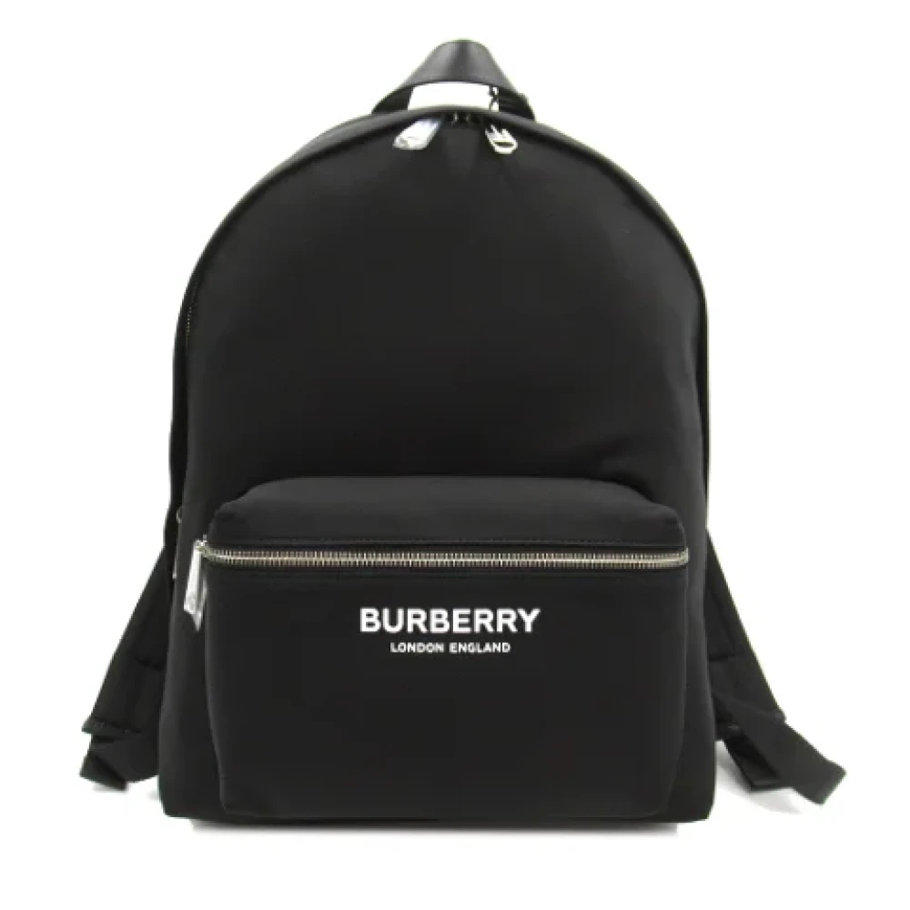 Burberry Vintage Pre-owned Canvas backpacks Black Dames