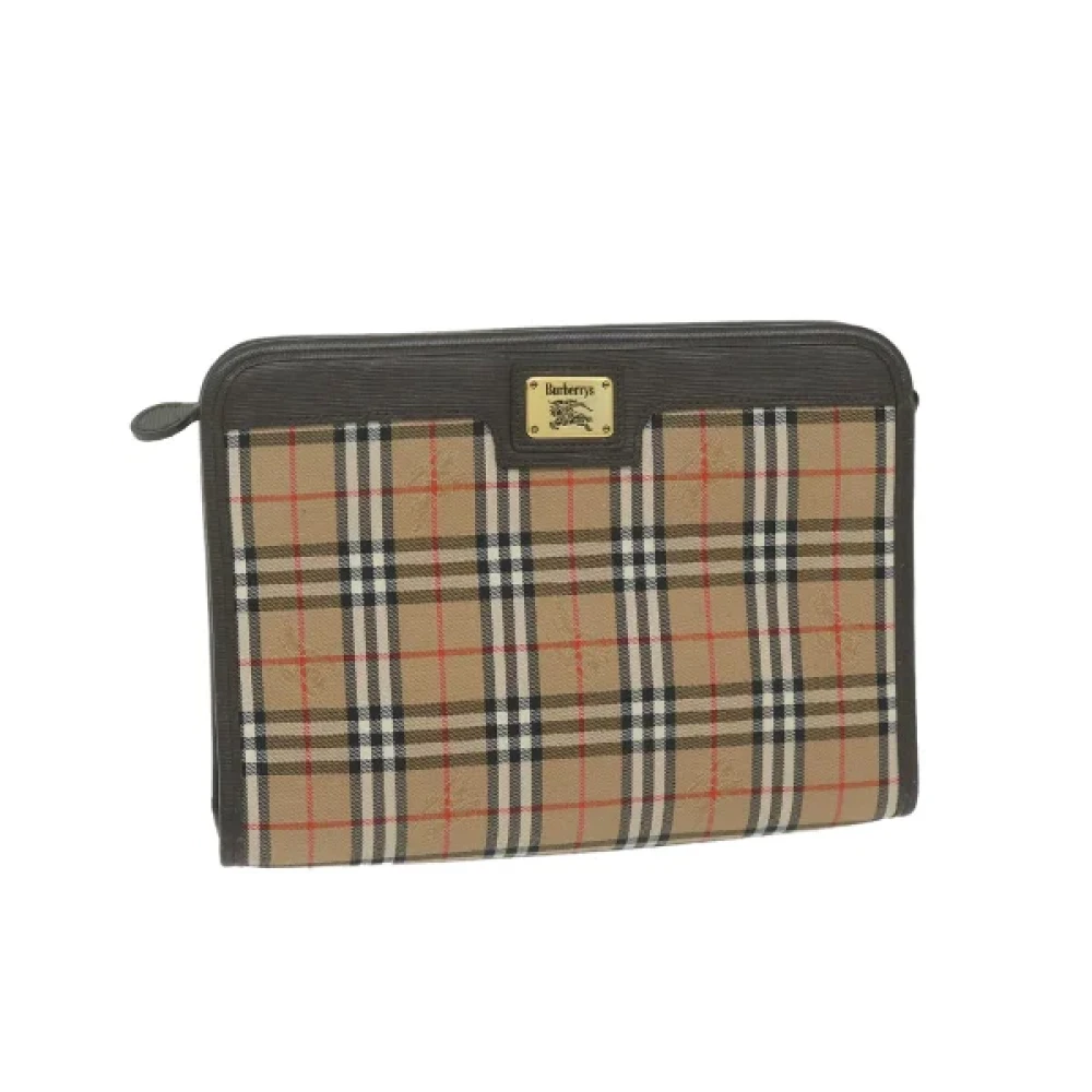 Burberry Vintage Pre-owned Fabric clutches Multicolor Dames