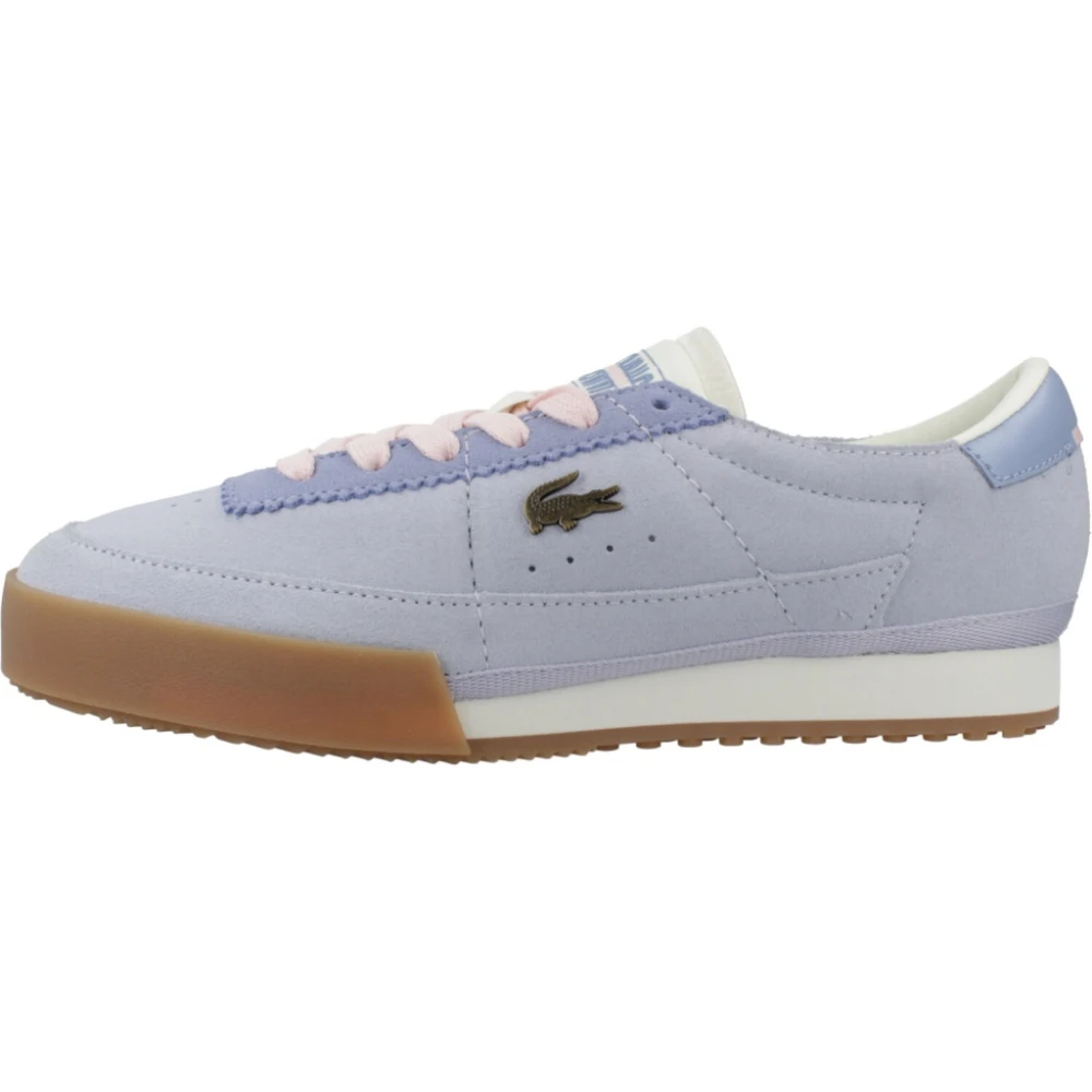 Lacoste Aura Suede Sneakers Dames Schoenen Blauw