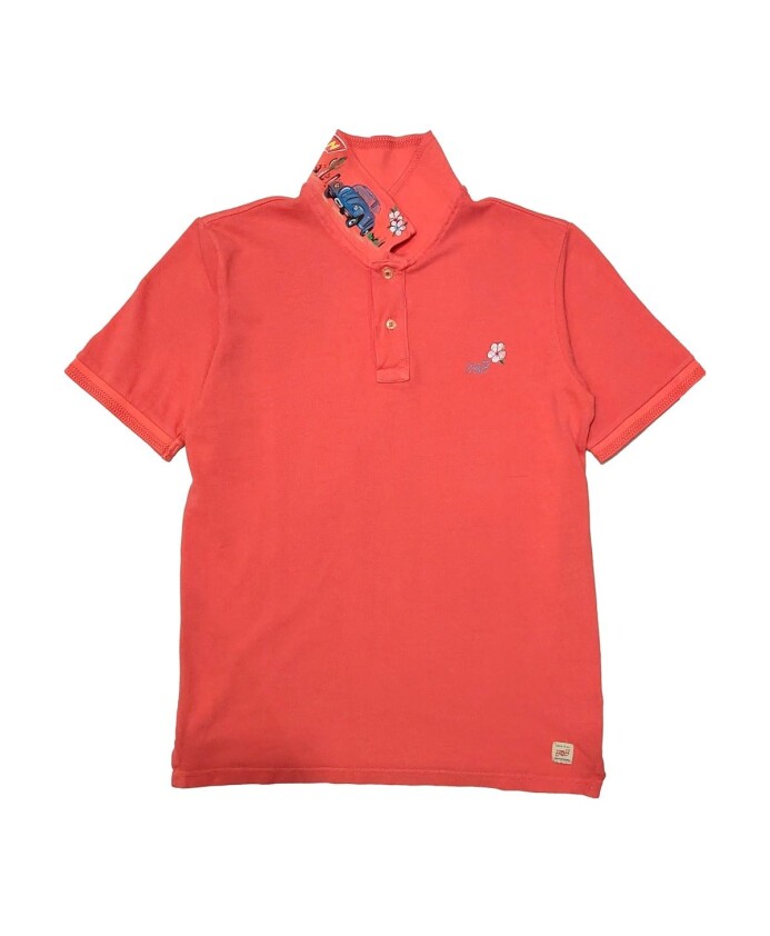 red-short-sleeve-polo-with-hand-painted-details