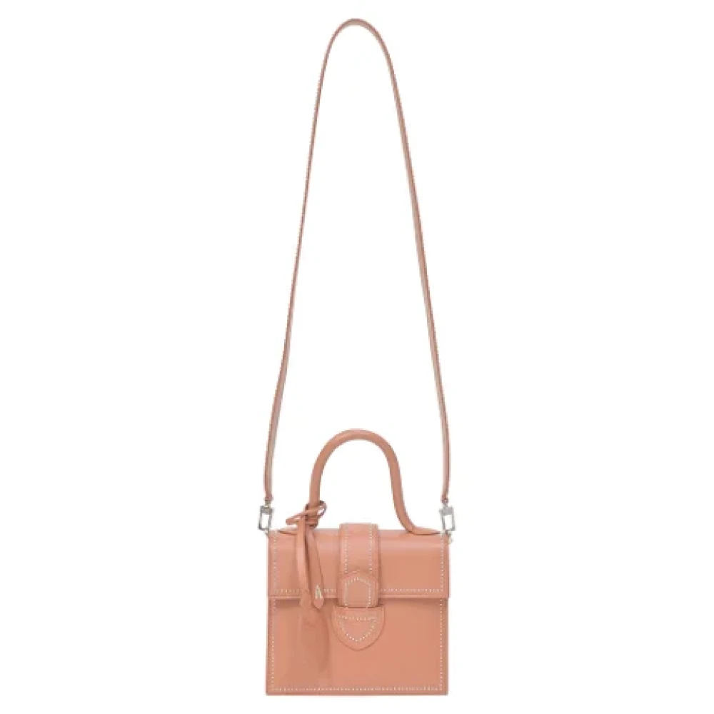 Alaïa Pre-owned Leather handbags Brown Dames