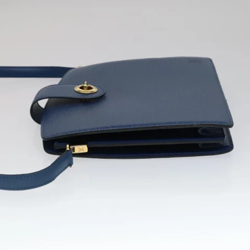 Louis Vuitton Vintage Pre-owned Leather louis-vuitton-bags Blue Dames