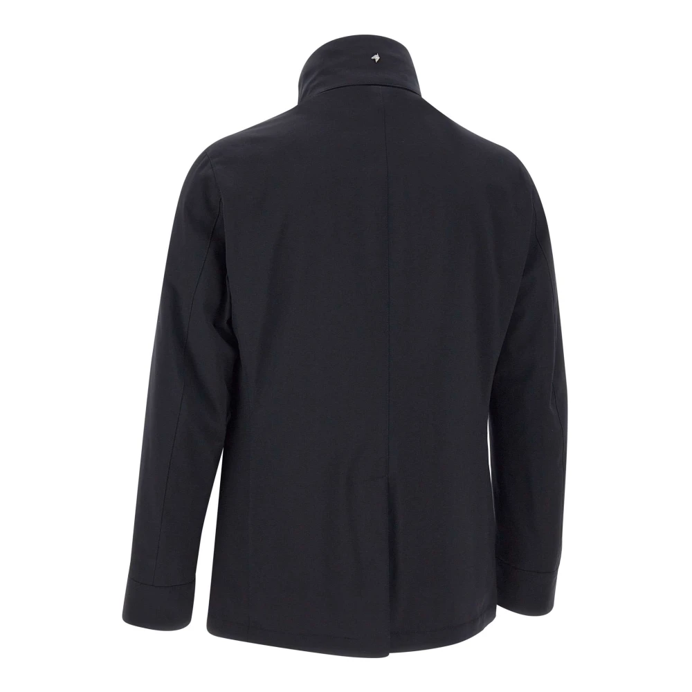 Montecore Middernachtblauwe Technische Stofjas Blue Heren