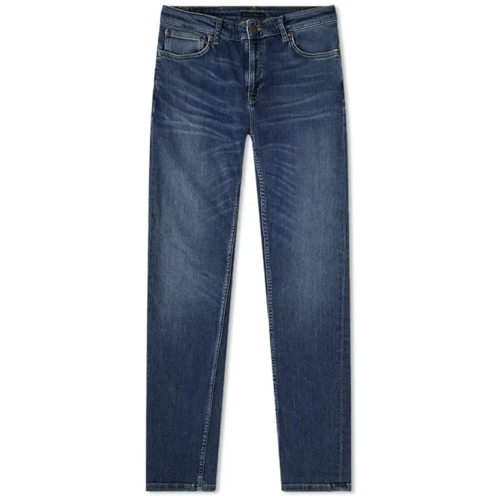 Nudie Jeans Skinny Lin Indigo Treasure Jeans Blue Heren