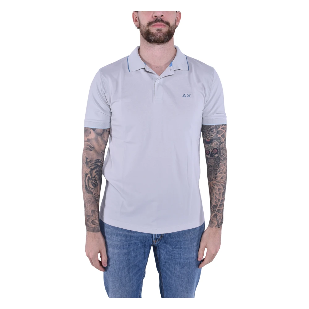 Sun68 - Tops > Polo Shirts - Gray - Sun68 - Modalova