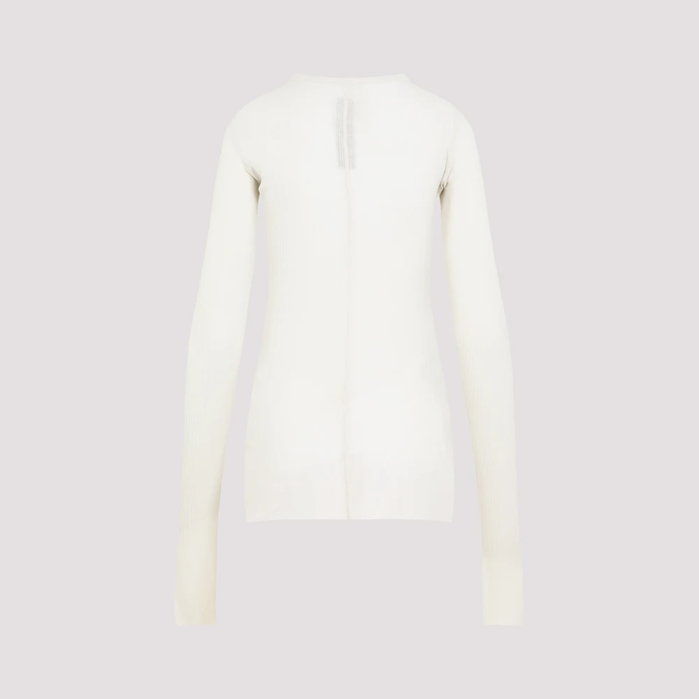 Rick Owens Elegante Nude Topwear White Dames