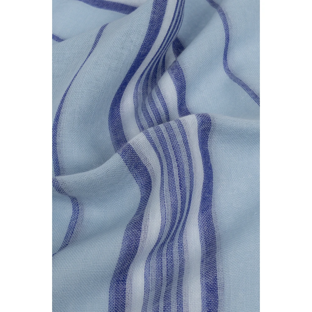 Salvatore Ferragamo Wollen sjaal Blue Heren