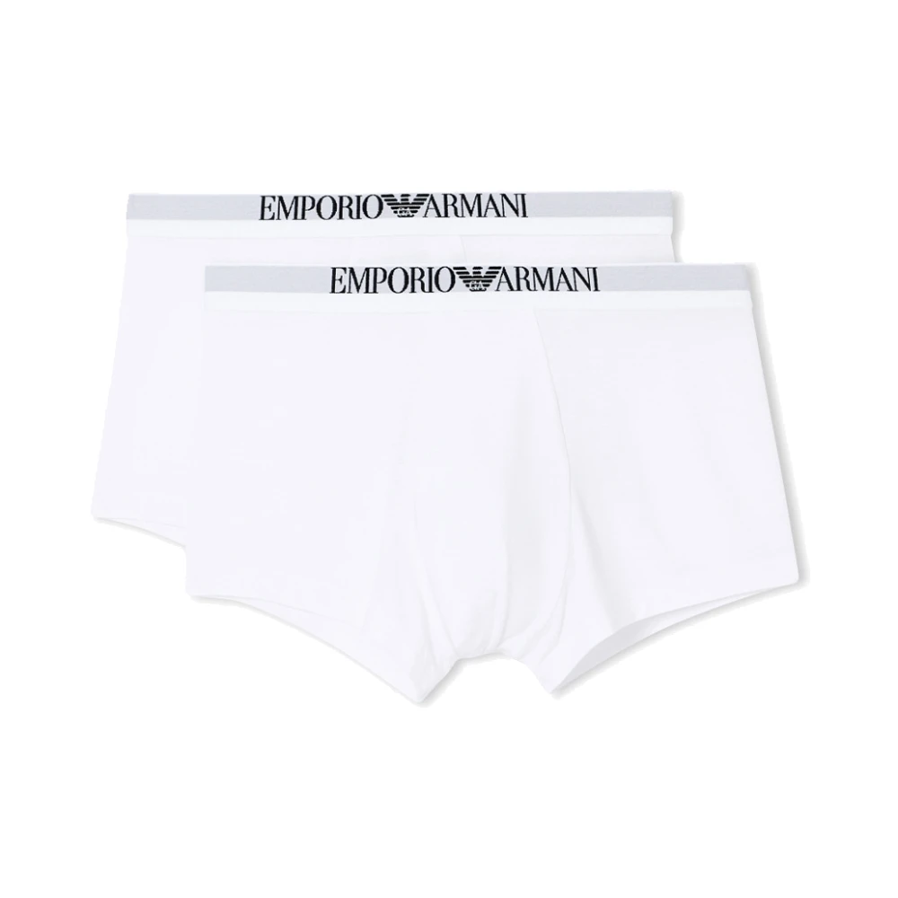 Emporio Armani Men's White Underpants, S, Underwear