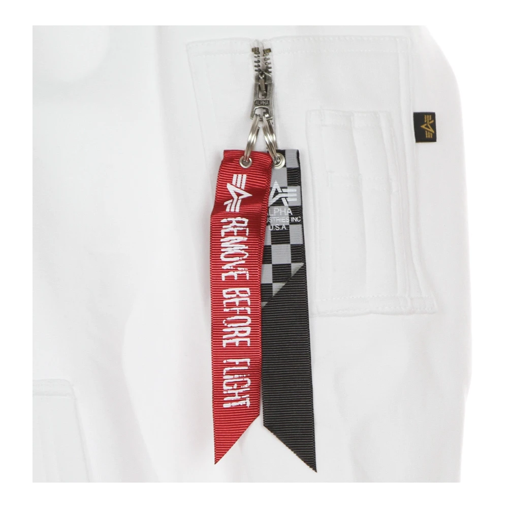 alpha industries Flame Hoody X Hot Wheels White Heren
