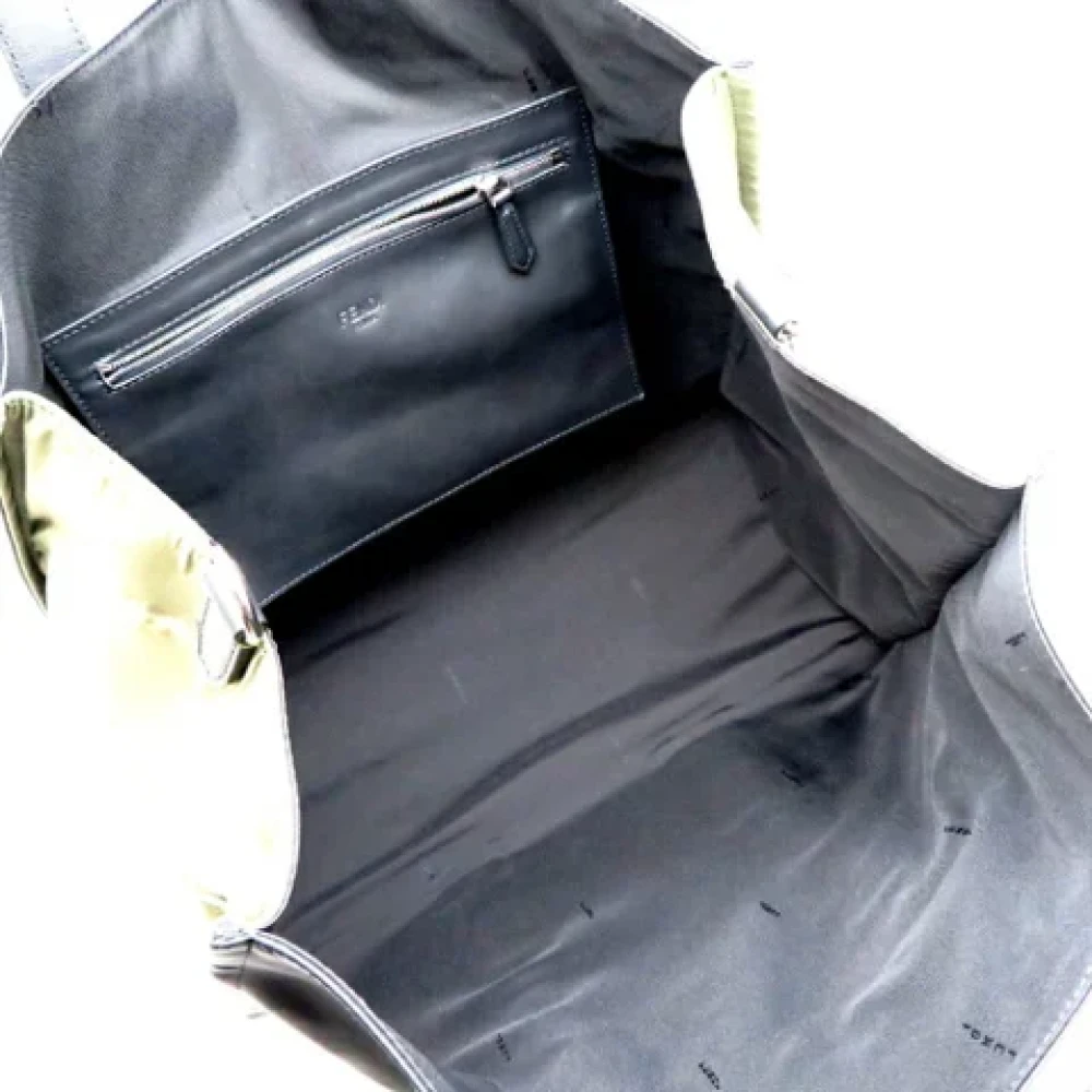 Fendi Vintage Pre-owned Leather totes Black Dames