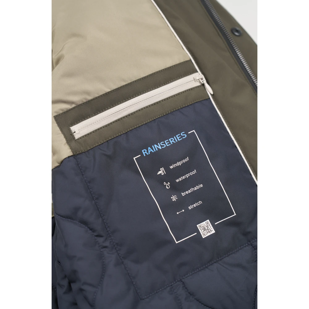 Bugatti Sportieve Parka met Afneembare Capuchon Green Heren