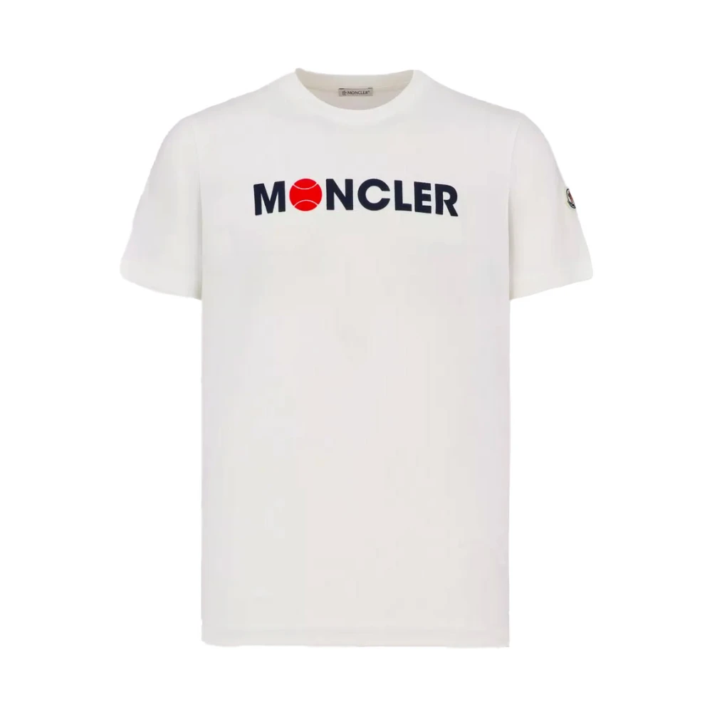 Moncler J1 091 8C00008 829Hp 034 T-shirt White Heren