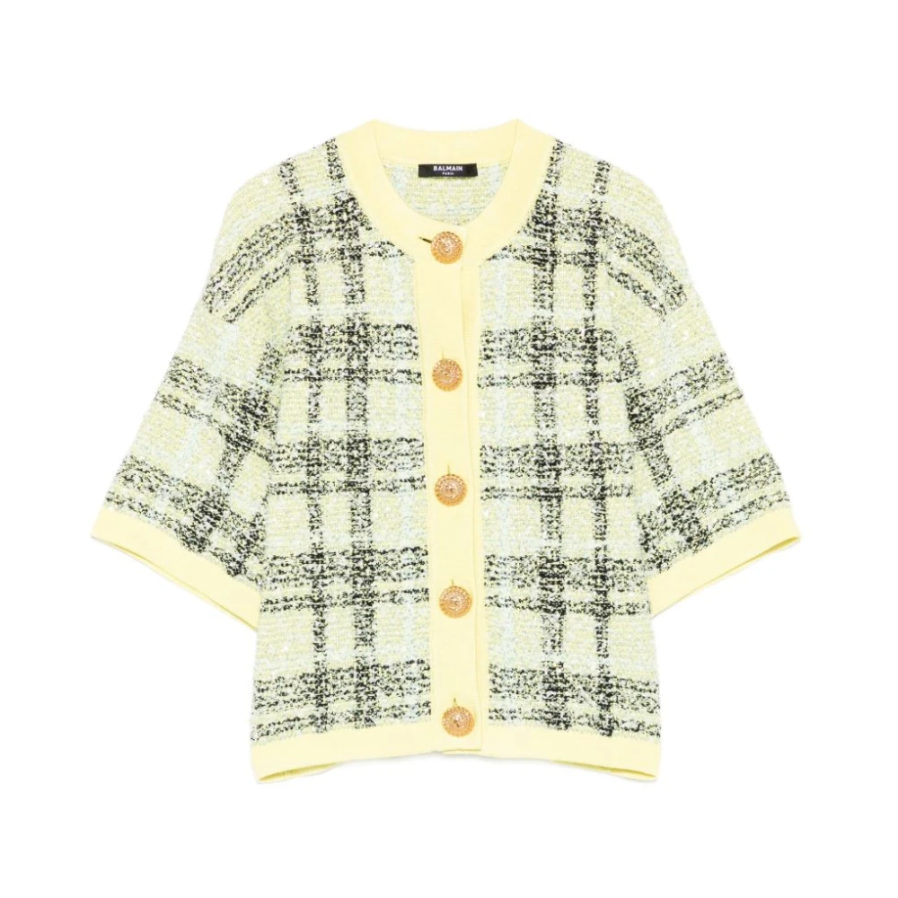 Balmain Multicolor Jackets - Female - Cardigans - S - Knitwear