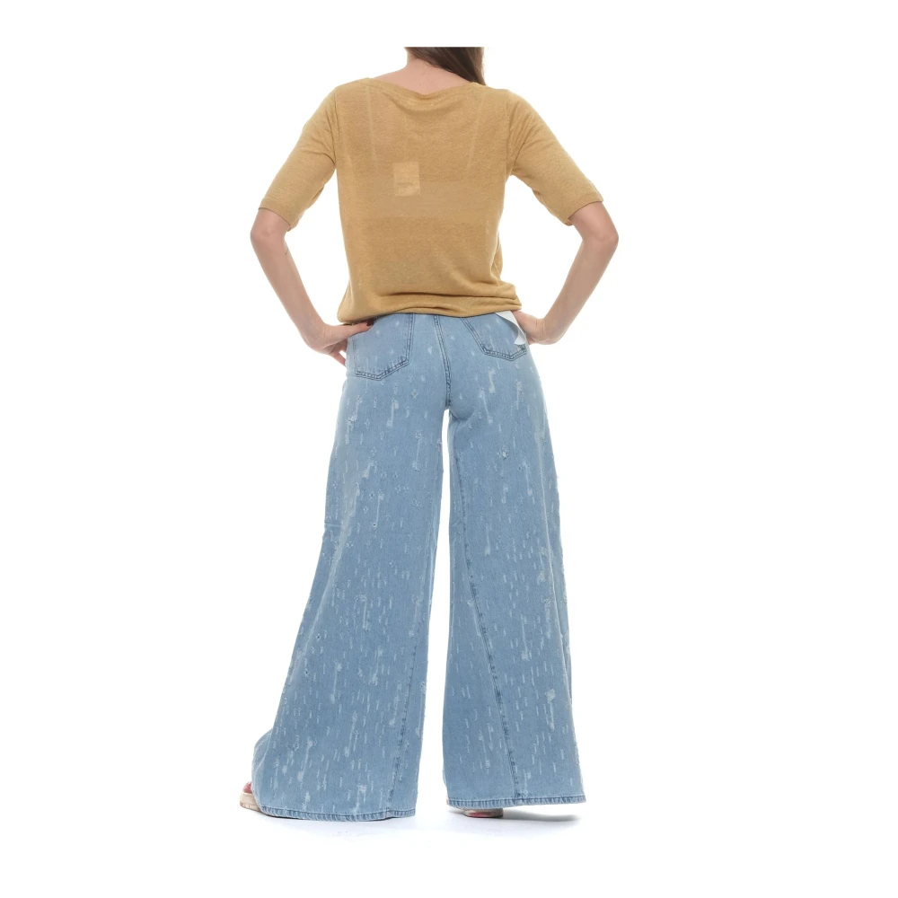 majestic filatures Elegante Gebreide Trui K194-Fpu515 Yellow Dames