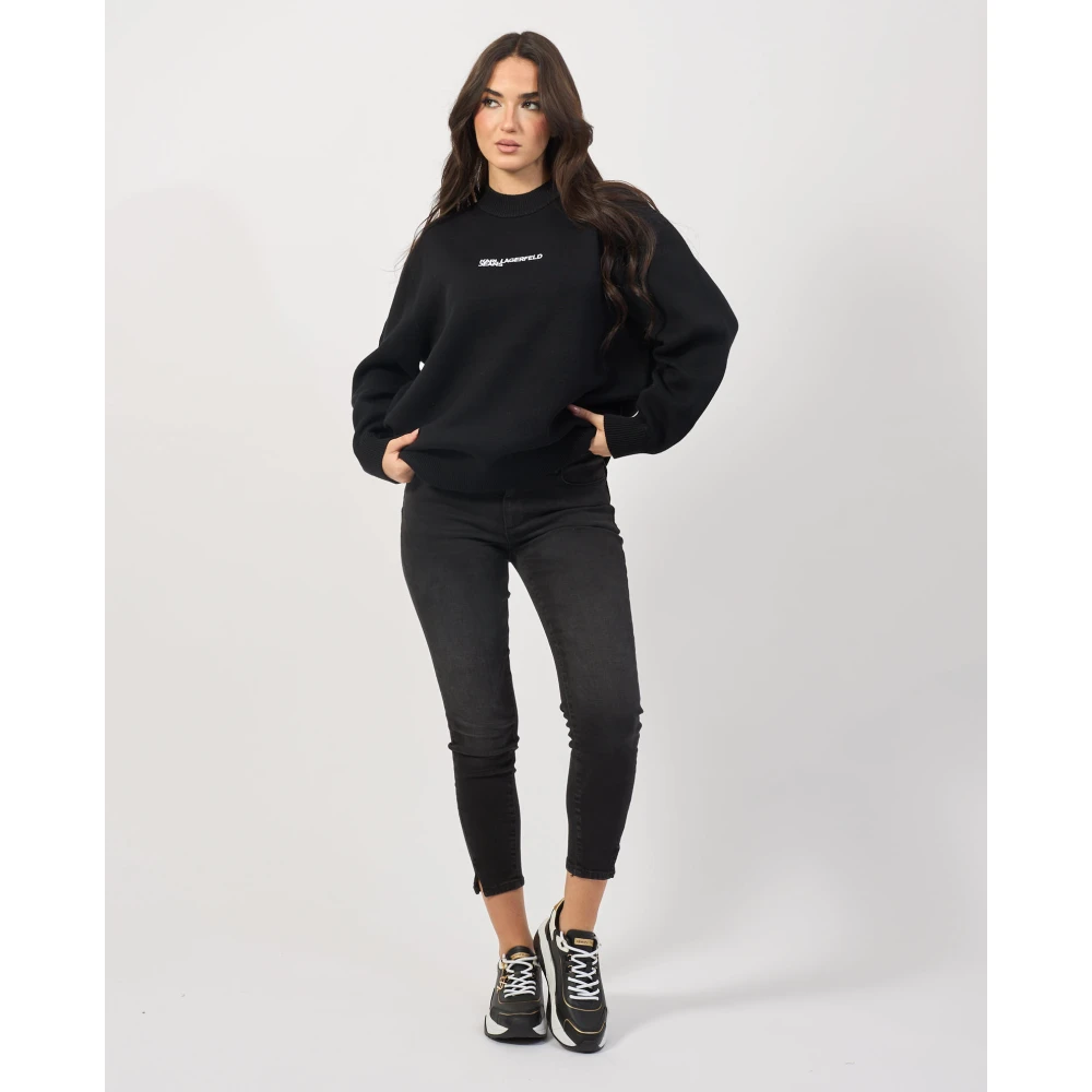 Karl Lagerfeld Truien Zwart Black Dames