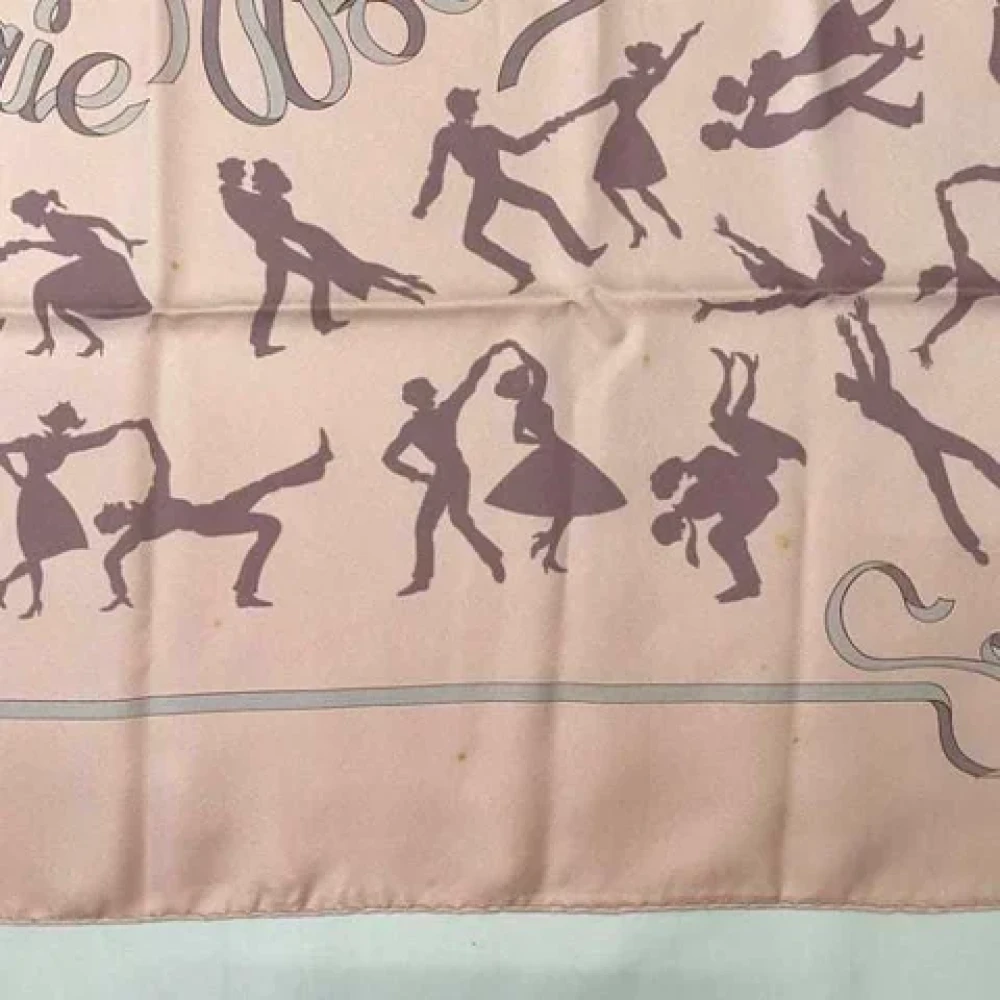 Hermès Vintage Pre-owned Silk scarves Pink Dames