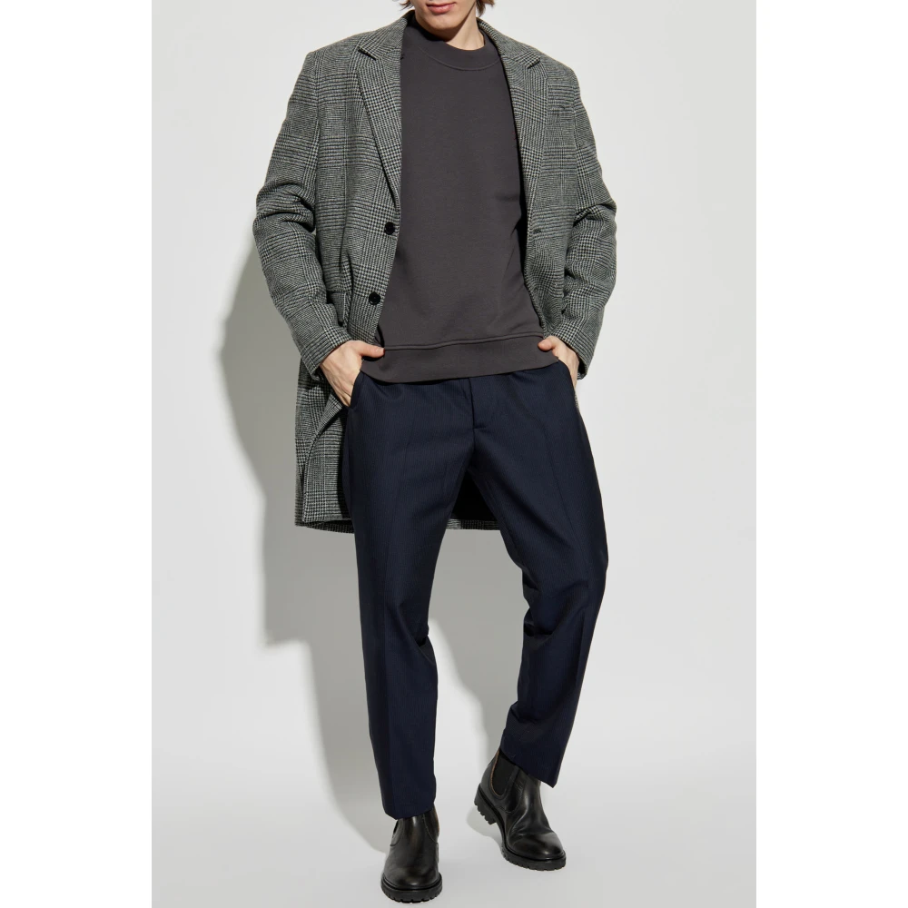 AllSaints Haven Sweatshirt Gray Heren