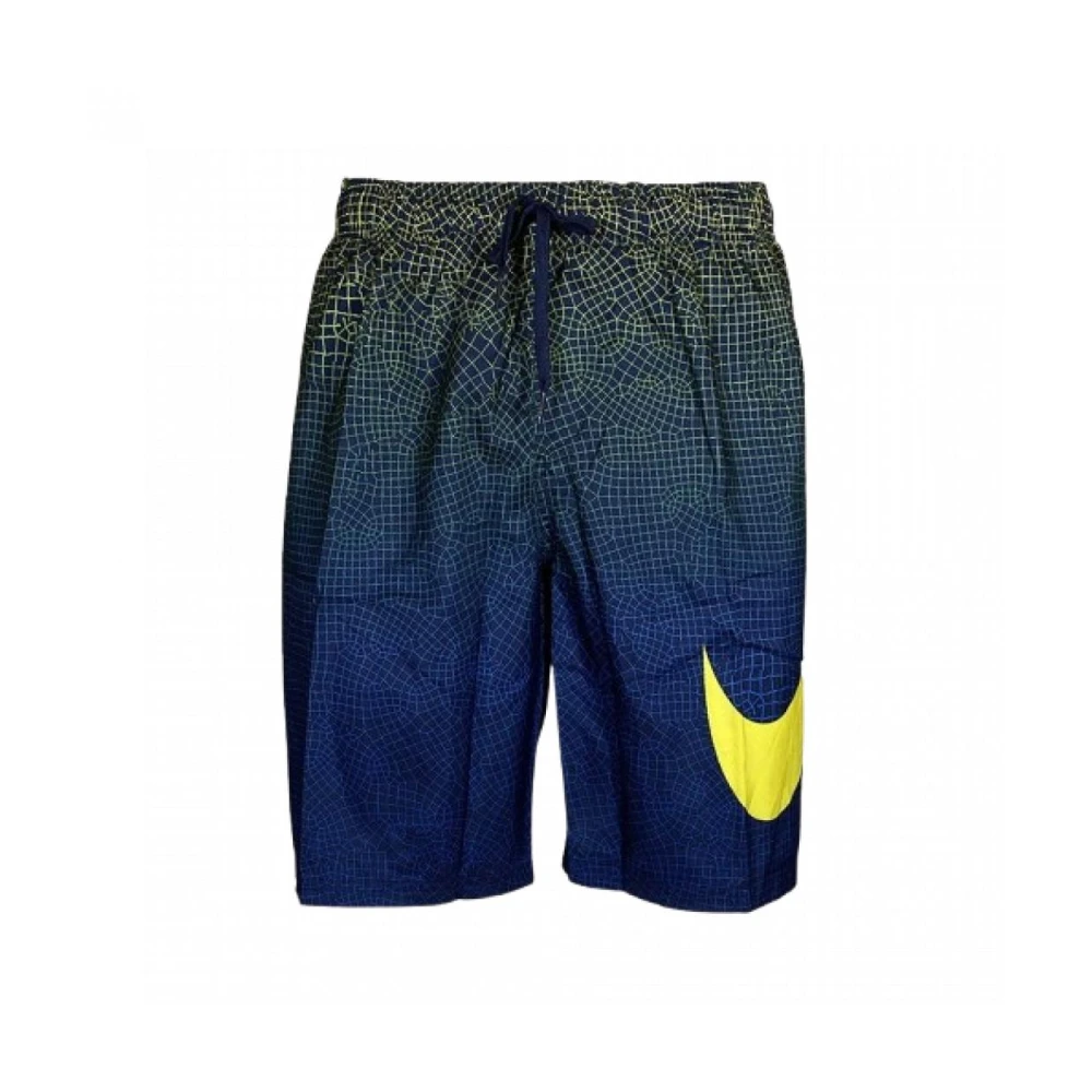 Nike Polyester Zwemshorts met Ademende Mesh Blue Heren