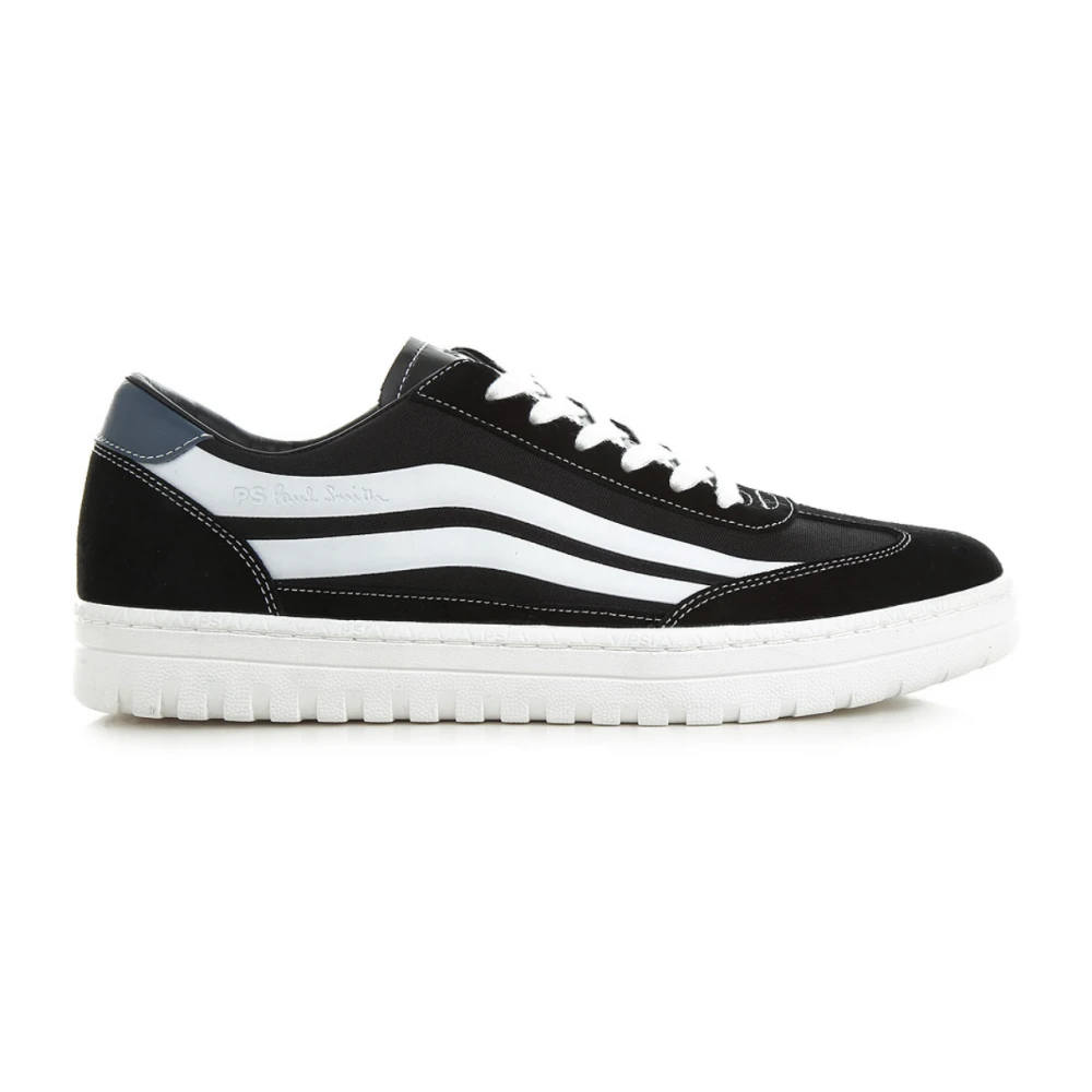 PS By Paul Smith Zwarte Park Trainers met Dubbele Streep Heren Schoenen