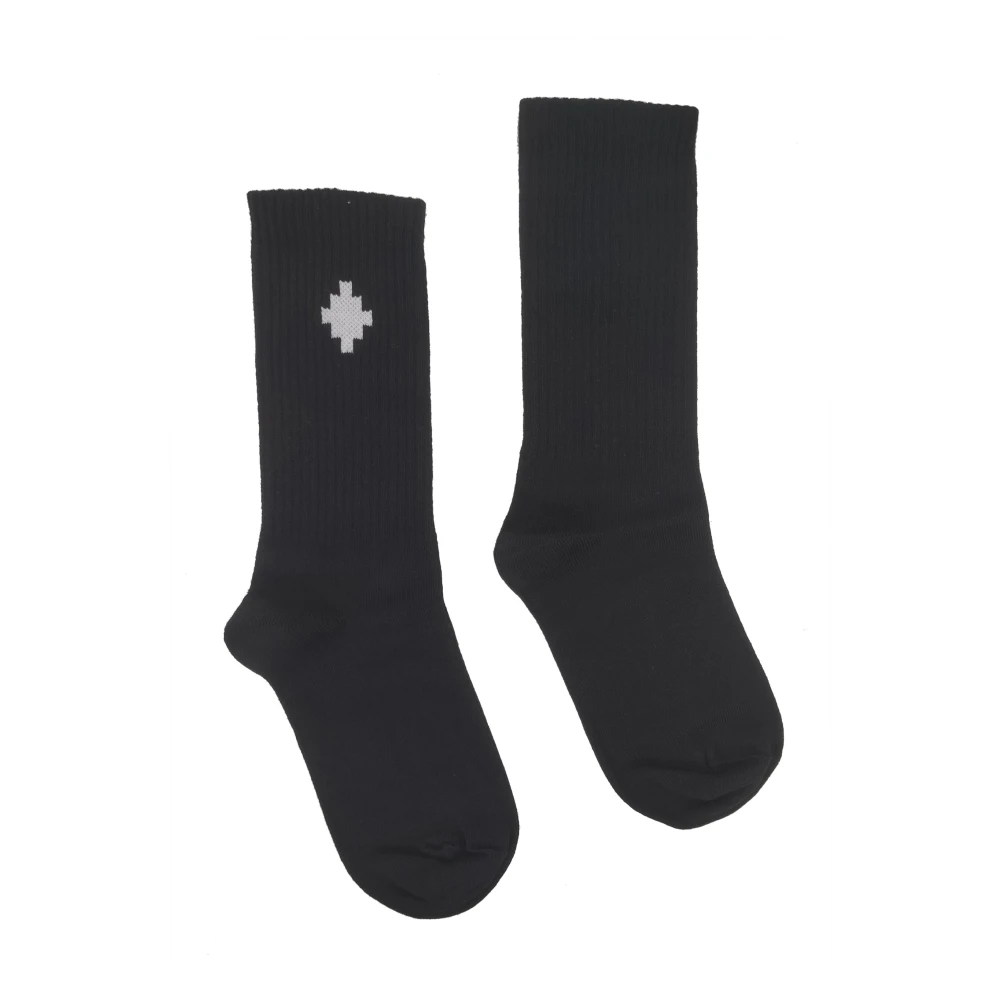 Marcelo Burlon Black Kids Socks, Male, L, Socks