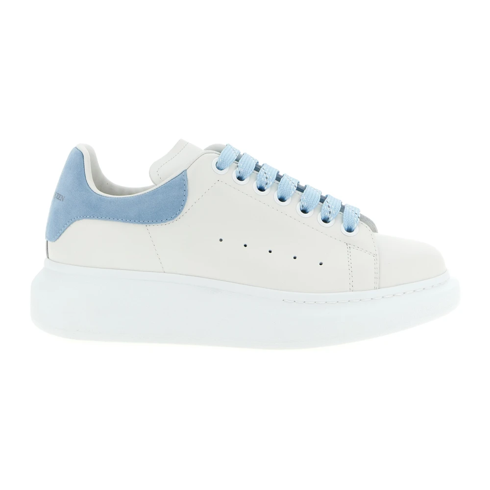 Alexander Mcqueen Women's White Sneakers, 5 1/2 Uk, Larry Leather Trainers