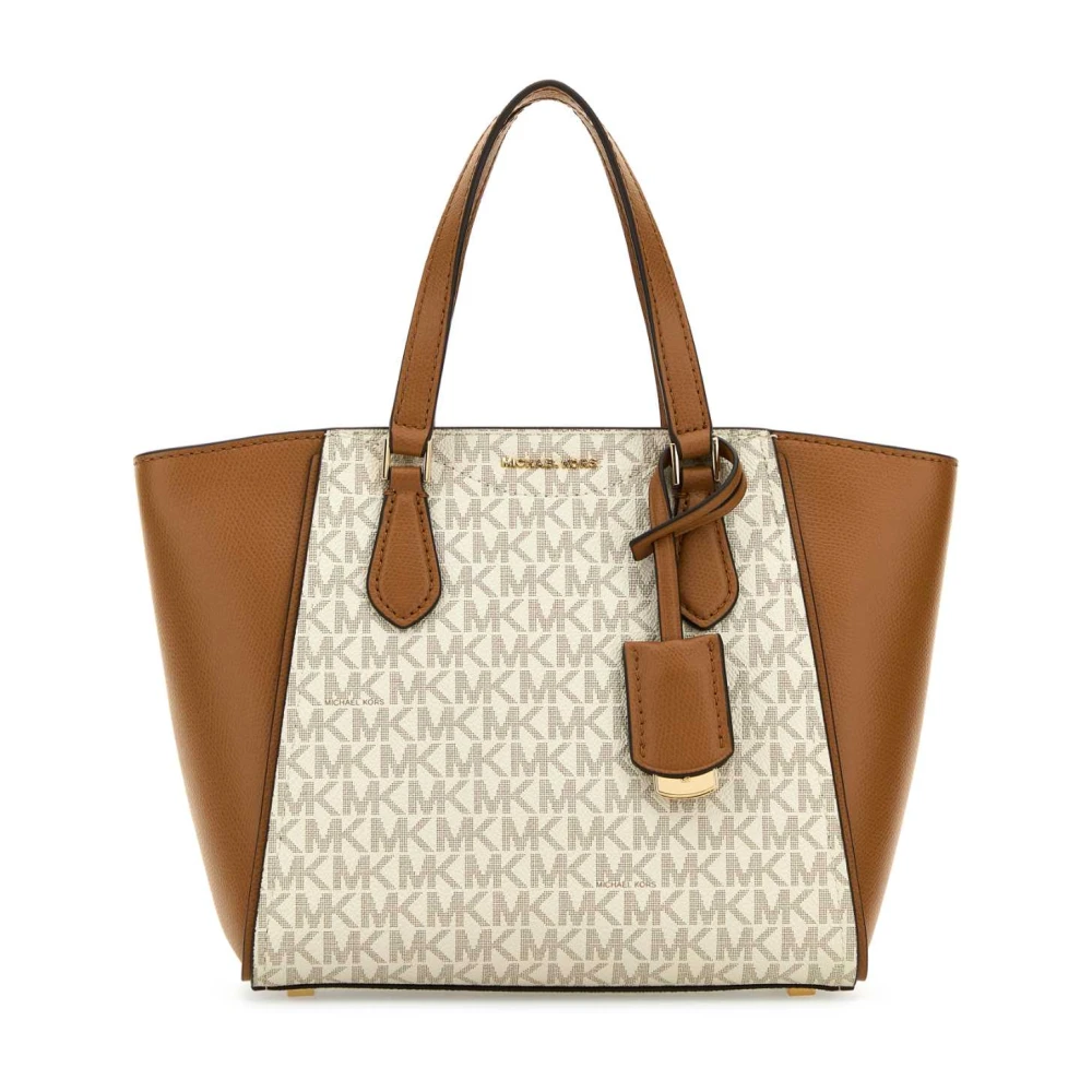 Michael Kors Taryn Handtas van Geprint Canvas Brown Dames