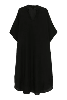 Linnékimonos med V-ringning