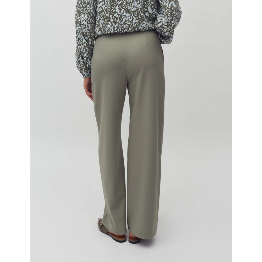 MbyM Schaduw Straight Leg Broek Green Dames
