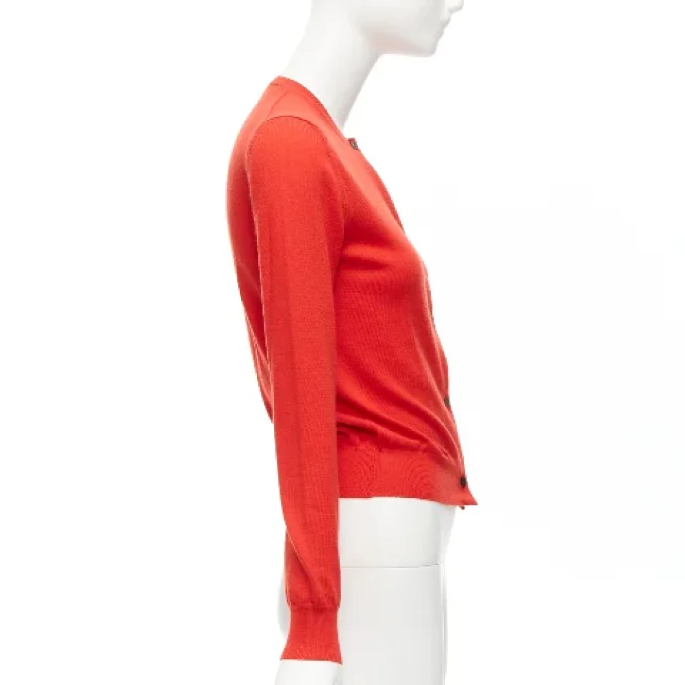 Louis Vuitton Vintage Pre-owned Cashmere tops Red Dames