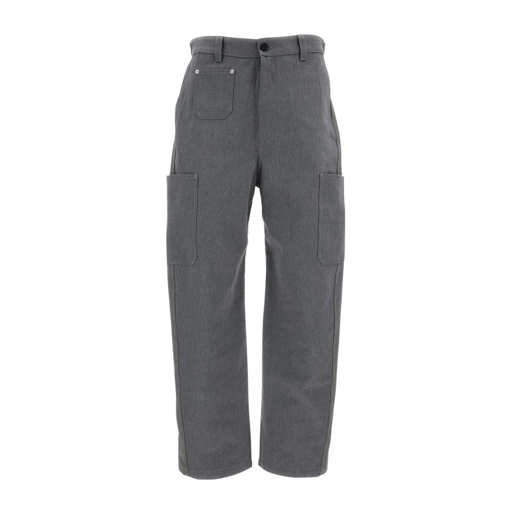 Givenchy Men's Gray Straight Trousers
