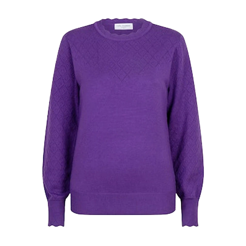 Lofty Manner Romy Sweater Pullover Purple Dames