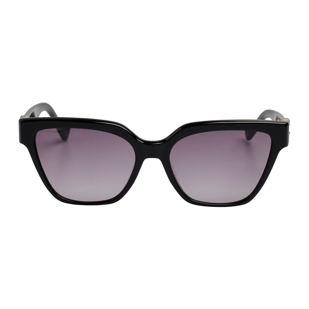 Liu Jo Women's Black Rectangular Acetate Sunglasses - Sunglasses - One Size - Accessories