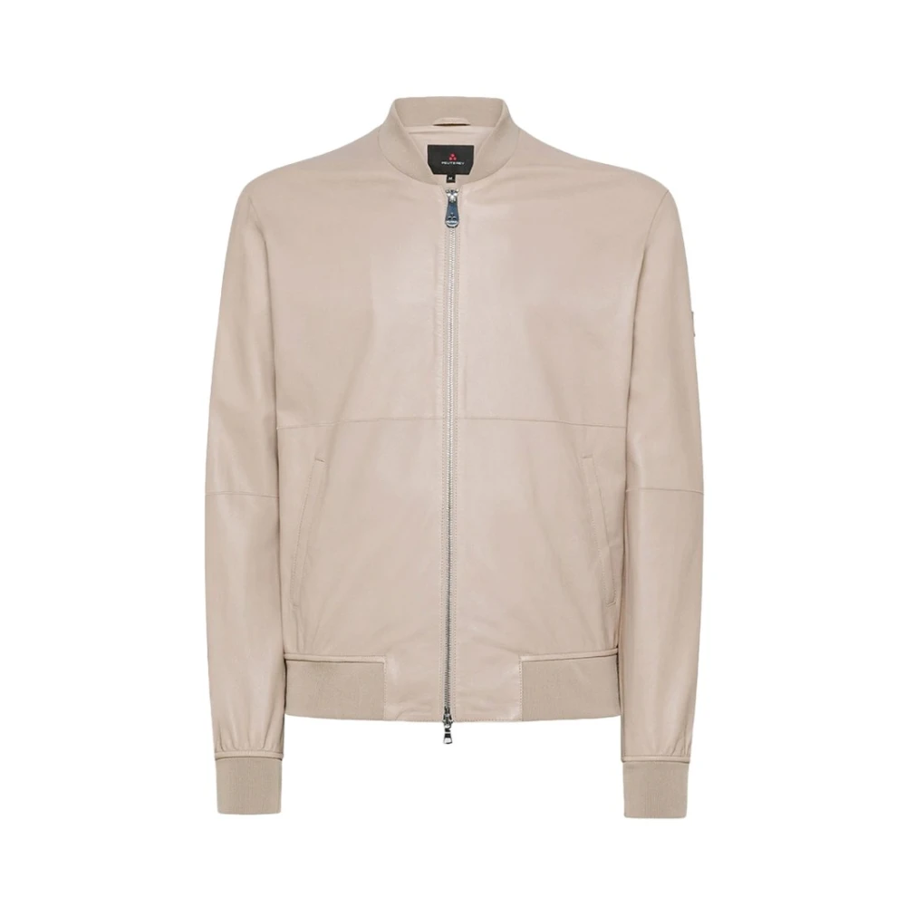 Peuterey Beige Suede Bomber Jas Beige Heren