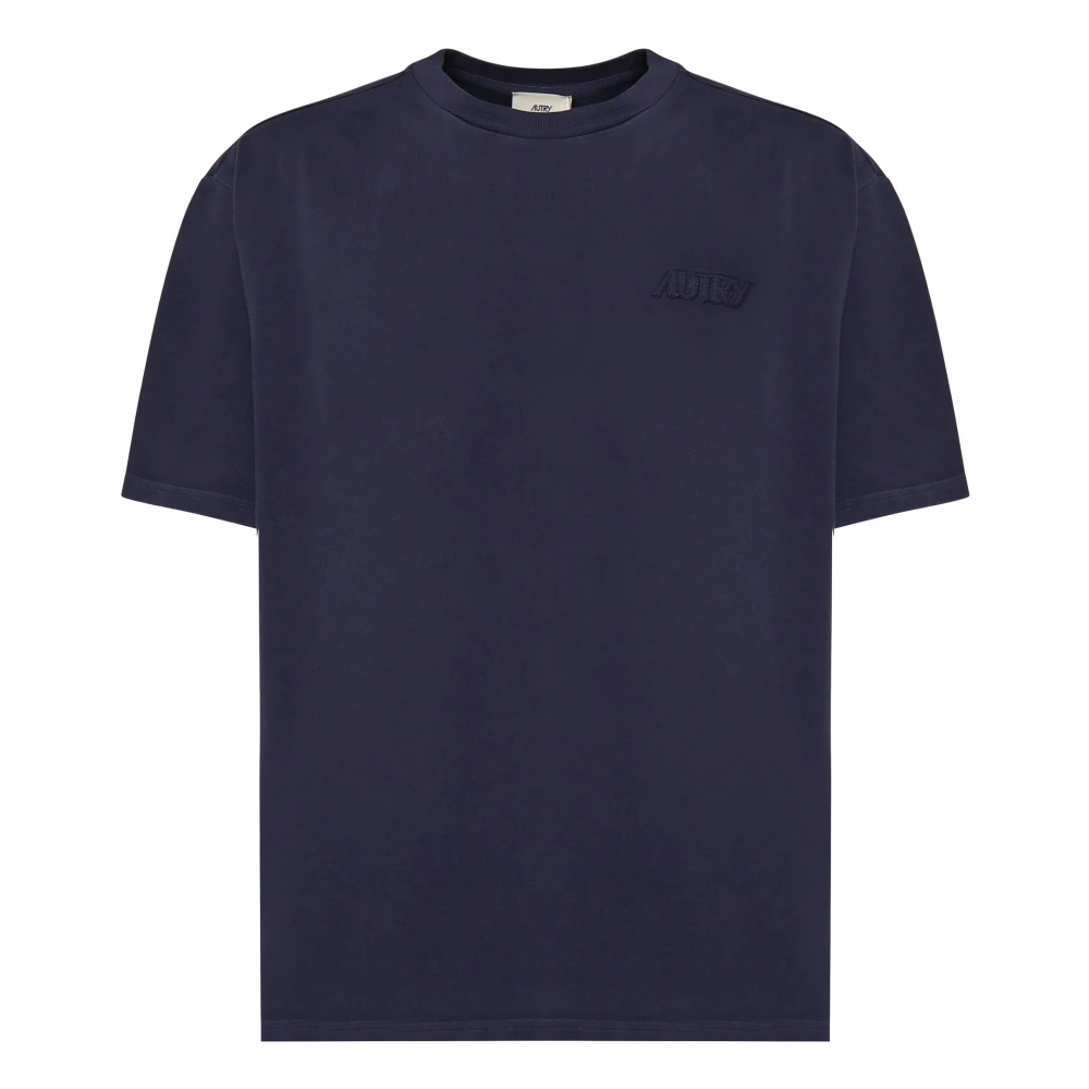 Autry Blauw T-shirt Blue Heren