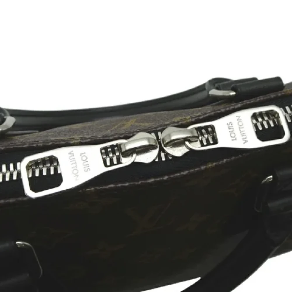 Louis Vuitton Vintage Pre-owned Canvas handbags Black Dames