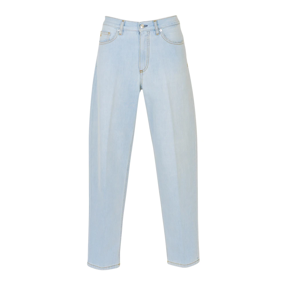 Nine In The Morning Lichte Denim Wortel Jeans Blue Dames