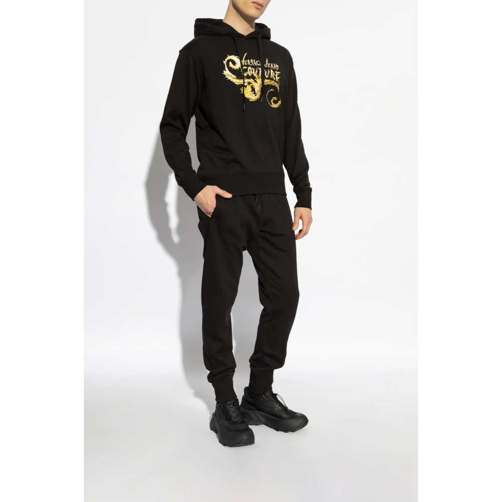 Versace Jeans Couture Hoodie Black Heren