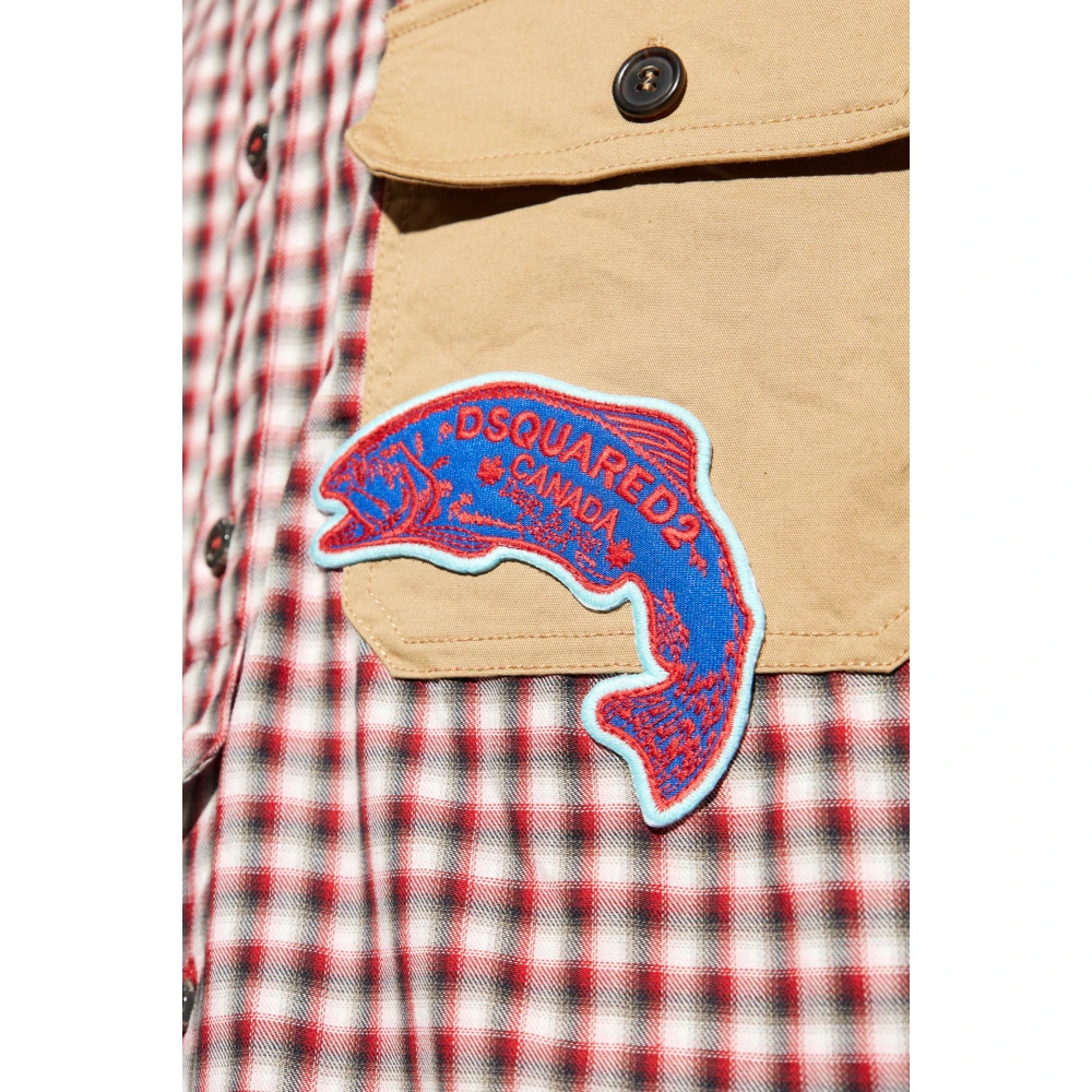 Dsquared2 Shirt met logo Multicolor Heren