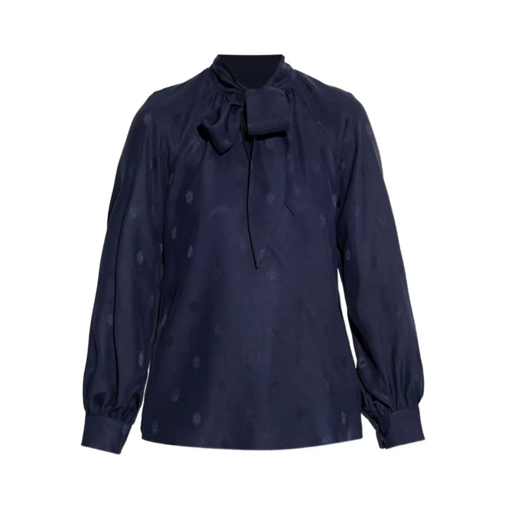 Etro Vrouw Blauw Overhemden Dames, Xl, Shirt Met Lange Mouwen
