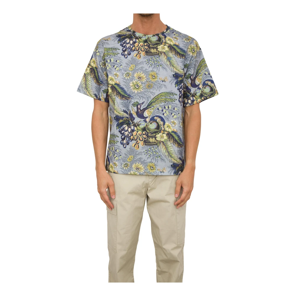 ETRO Soho Blue T-Shirt Multicolor Heren