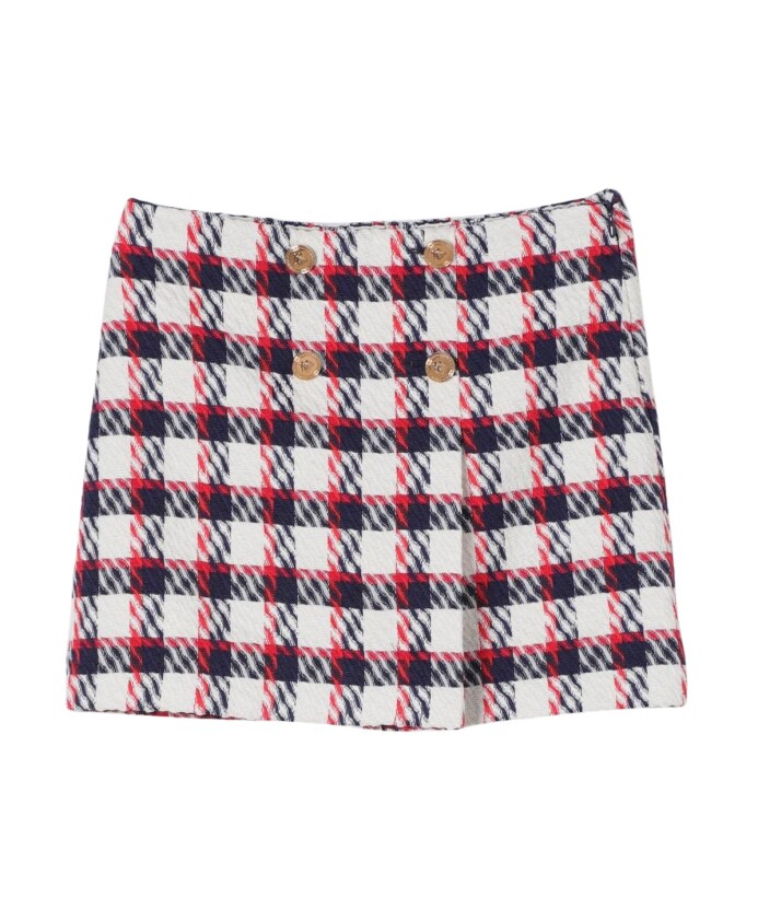 jupe-mini-a-line-blanche